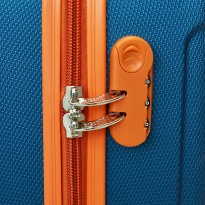 Alezar Control Набор чемоданов Синий/Оранжевый (20