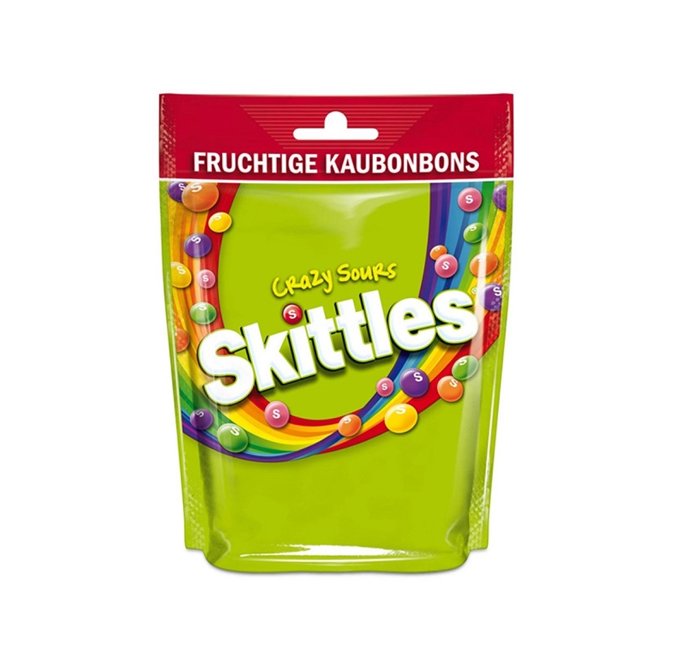 Skittles Crazy Sours конфеты 160 г