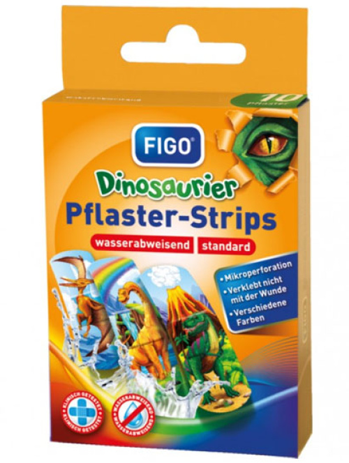Figo Детские пластыри 10 шт Динозавр