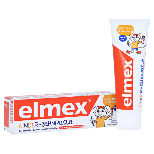 Elmex Kids Детская зубная паста 50 мл - для детей от 2 до 6 лет