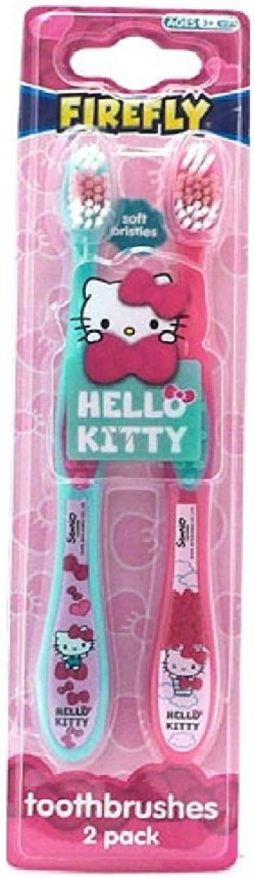 Hello Kitty Зубная щетка с колпачком 2шт