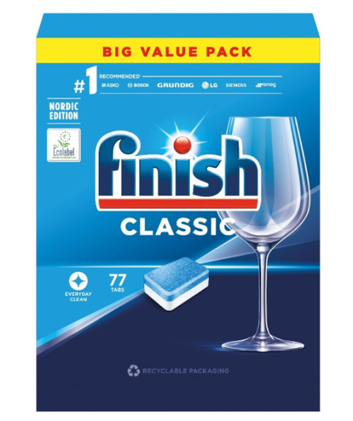 FINISH Classic таблетки для посудомоечной машины 77 шт