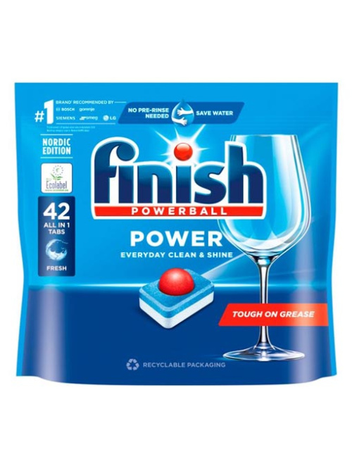 Finish Power All in 1 Табл. для посудомоечной машины 42шт 