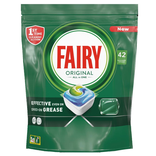 Fairy Original Green таблетки для посудомоечной машины 42 шт