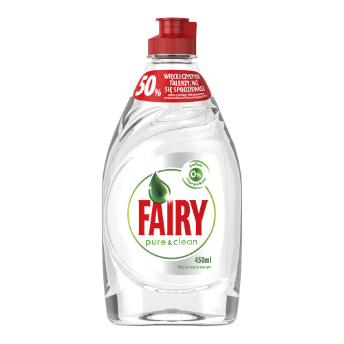 Fairy Pure & Clean Жидкость для мытья посуды 450 мл