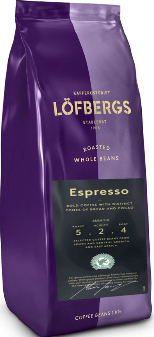 Löfbergs Black Mystery Кофе в зернах 400 г