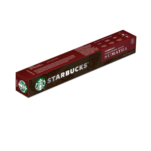 Starbucks Nespresso Single Origin Sumatra кофе 10 капсул/55г
