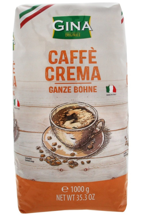 Gina Coffee Crema Кофе в зернах 1000 г