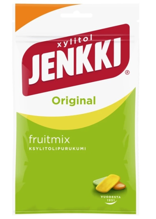 Jenkki жевательная резинка фруктовый микс 100 г