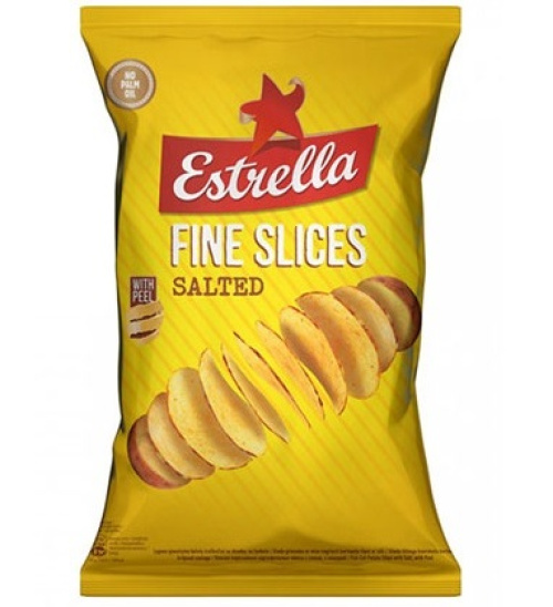 Картофельные чипсы Estrella с солью, 130 гр. 