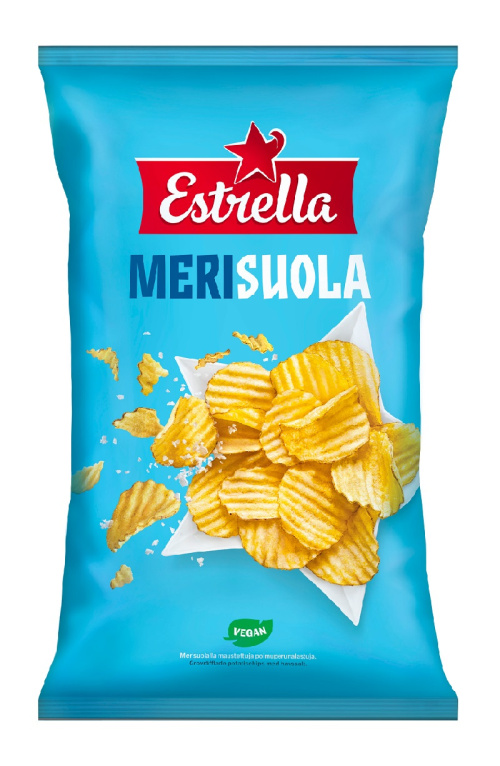 Estrella Картофельные чипсы с морской солью 275г
