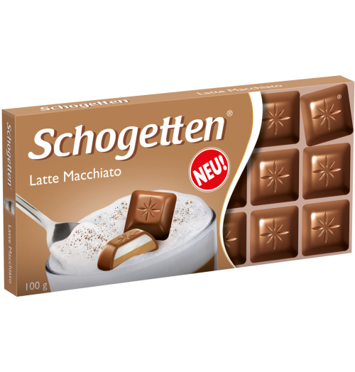 Schogetten Шоколад со вкусом латте макиато 100г