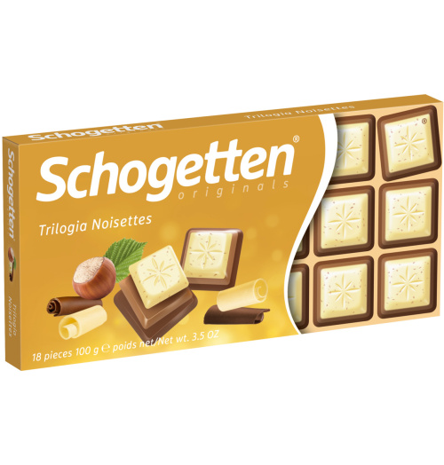 Schogetten шоколадное пролине 100г