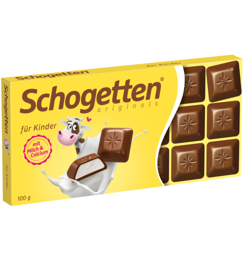Schogetten молочный шоколад для детей 100 г
