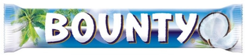 Bounty шоколадный батончик 57 г 