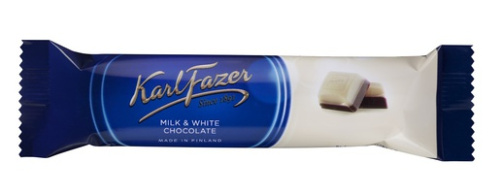 Fazer Молочный шоколад с белым шоколадом батончик 39г