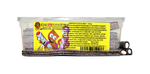King Regal Candy конфета с колой в виде полосок 320 г