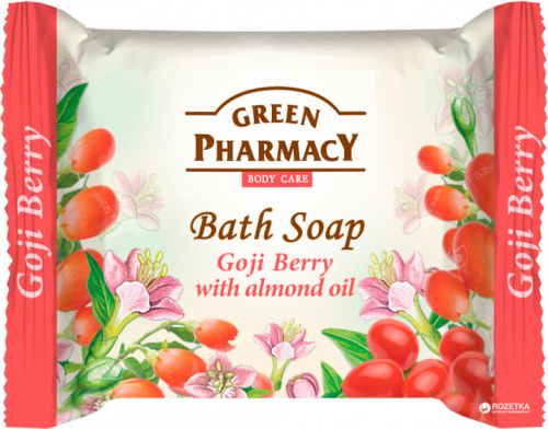 Green Pharmacy Мыло для ванны Ягоды годжи и миндальное масло 100гр.