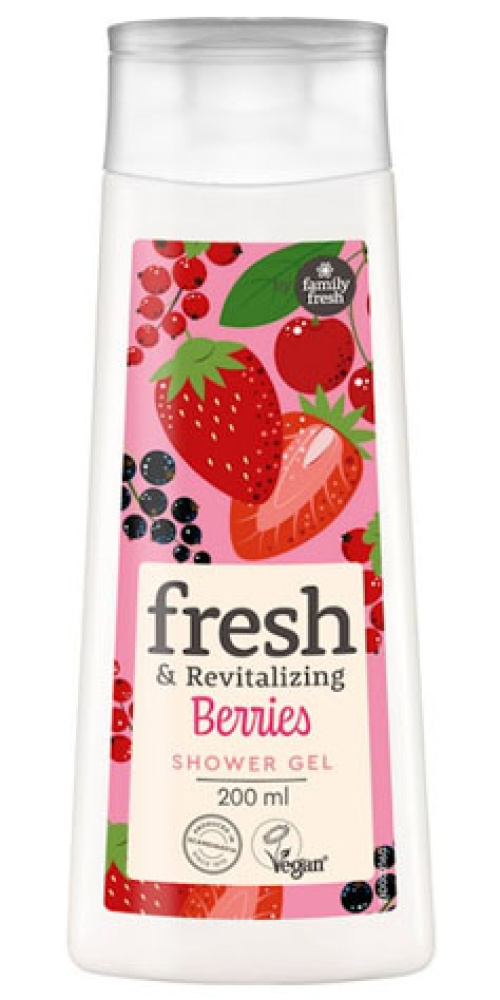 Family Fresh Revitalizing Berries Гель для душа 200мл 