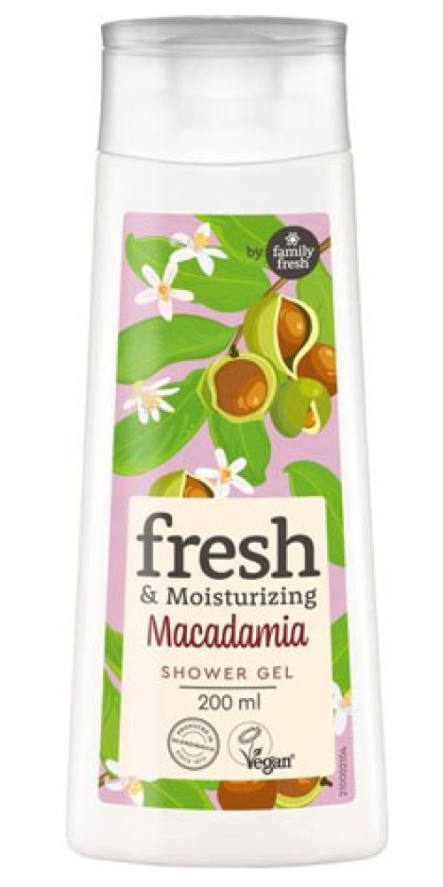 Family Fresh Moisturizing Macadamia Гель для душа 200мл 