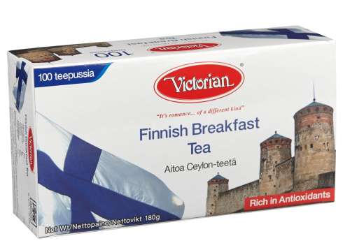 Victorian чай финский завтрак в пакетиках 100 шт
