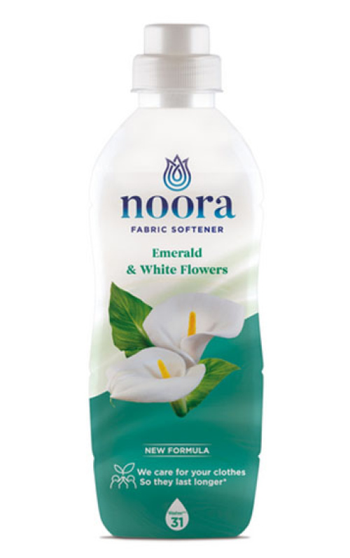 Noora Emerald & White Flowers Кондиционер для белья 496мл
