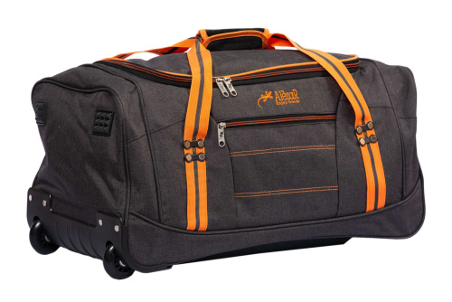 Alezar сумка спортивная на двух колесах Серо-Оранжевая 24