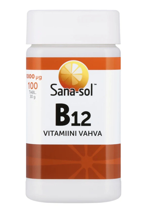 Sana-sol Витамин B12 1000мкг 100таблеток/30г 