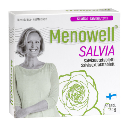 Menowell Salvia Таблетки с экстрактом шалфея 60 тaбл
