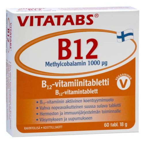 Vitatabs B12 Метилкобаламин 1000 мкг 60 таблеток