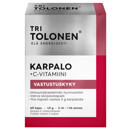 Tri Tolosen брусника + витамин C 60 капсул
