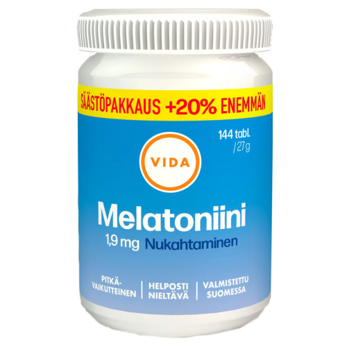 Мелатонин Vida 144 1,9 мг длительного действия 144 шт.