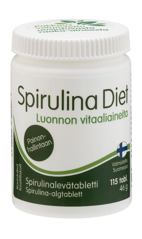 Spirulina Diet Спирулина 115 шт. Добавки для контроля веса  