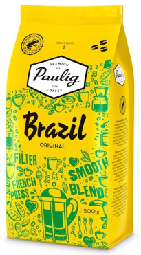 Paulig Brazil papukahvi 500g 