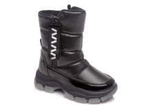 Детские зимние ботинки Weestep, цвет черный, размеры 27-32 
