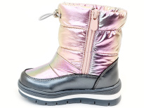 Детские зимние ботинки Weestep, цвет розовый, размеры 22-26 

