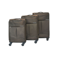 Alezar Lux Verona Набор чемоданов Коричневый (20" 24" 28")