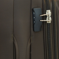 Alezar Lux Verona Набор чемоданов Коричневый (20" 24" 28")