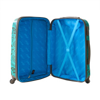 Alezar Lux Набор чемоданов Зеленый (28