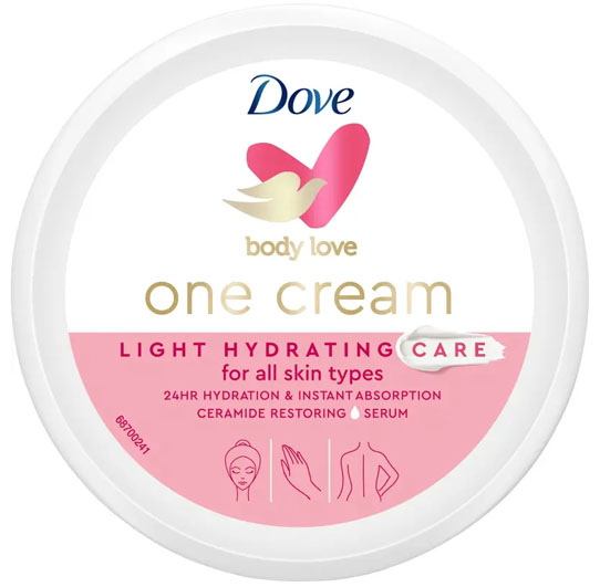Dove Body Cream Light Hydration 250ml