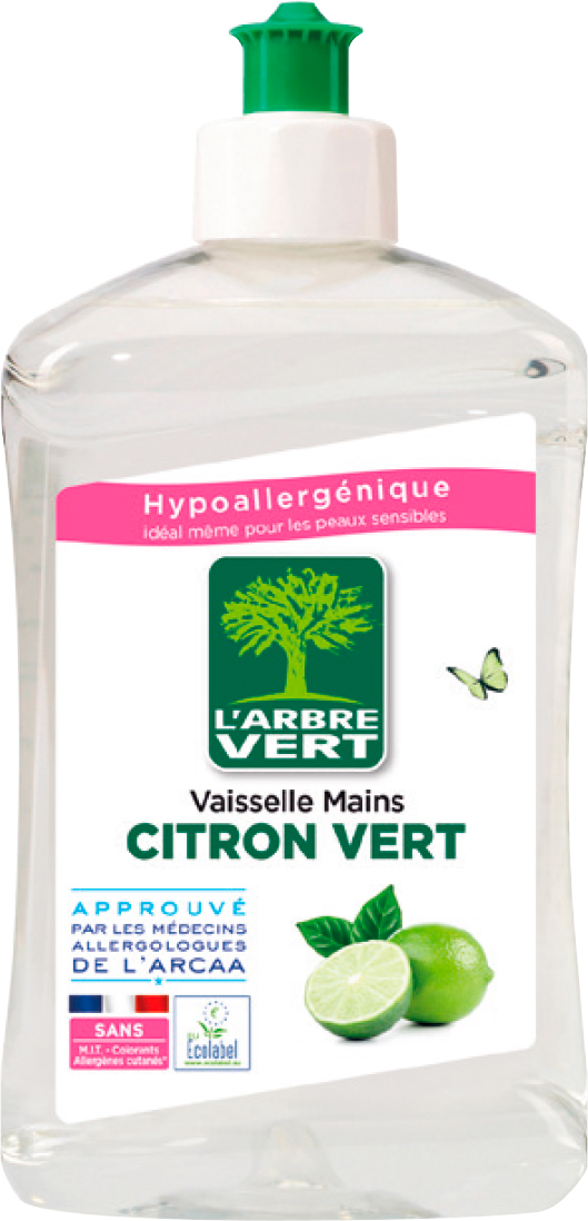 L'ARBRE VERT Lemon Средство для мытья посуды 500 мл 