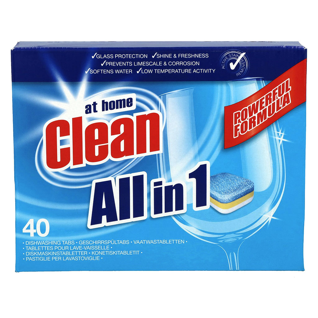 Таблетки для посудомоечной машины At Home Clean Dishwasher Cleaner ...