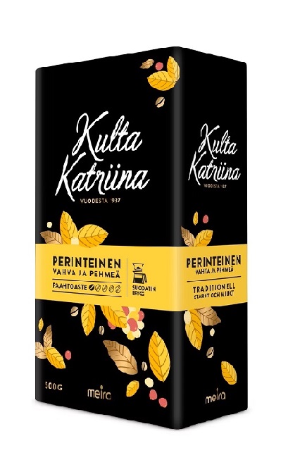 Кофе молотый Kulta Katriina Perinteinen (помол для кофеварки), 500 гр. 