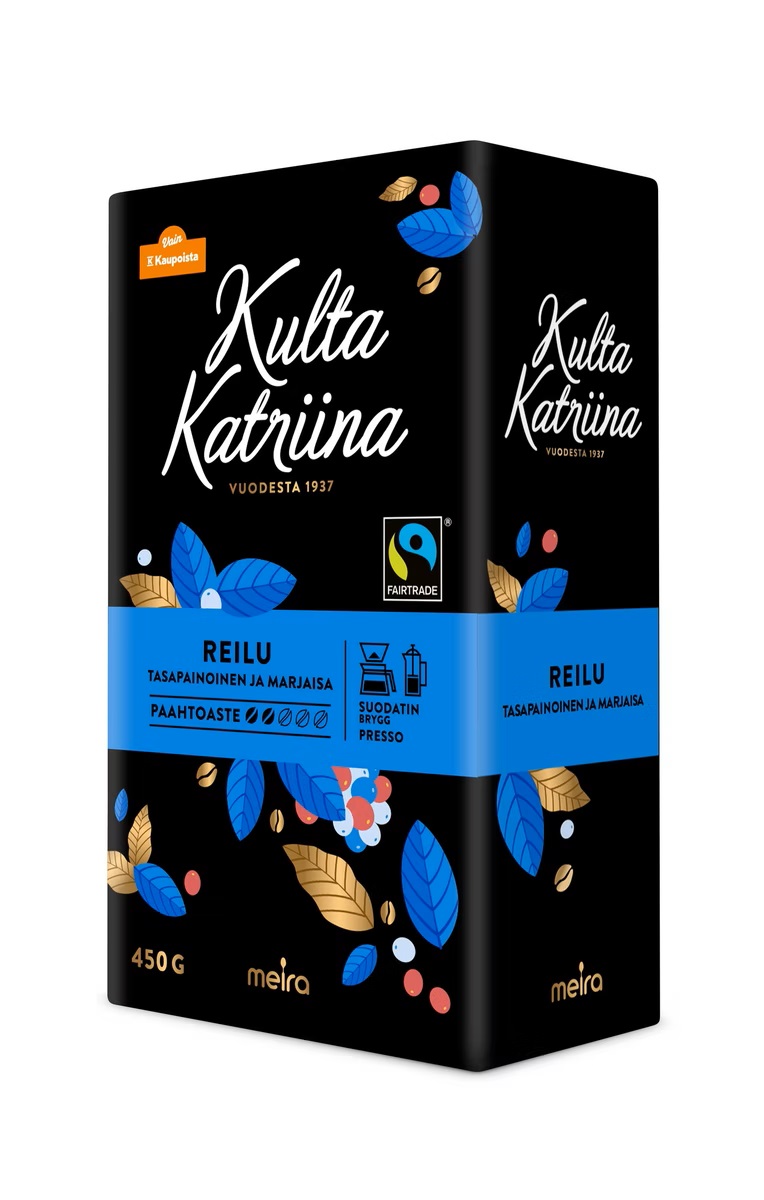 Кофе молотый Meira Kulta Katriina Reilu, 450 гр. 