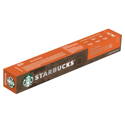 Капсулы кофе Starbucks Nespresso Breakfast 10 Kaps 7613287186782