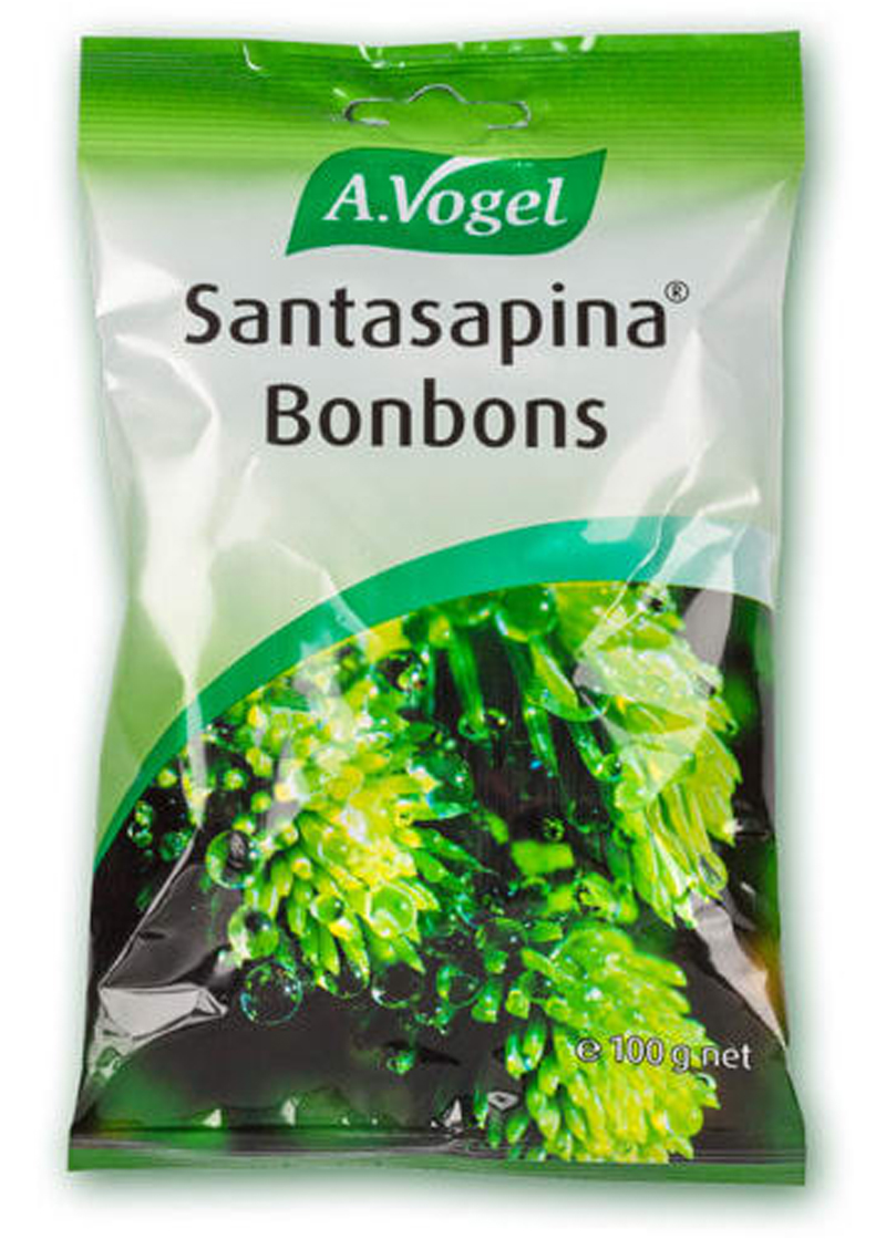 А.Vogel SANTASAPINA, Пастилки для горла Эстракт Пихты  100 г  