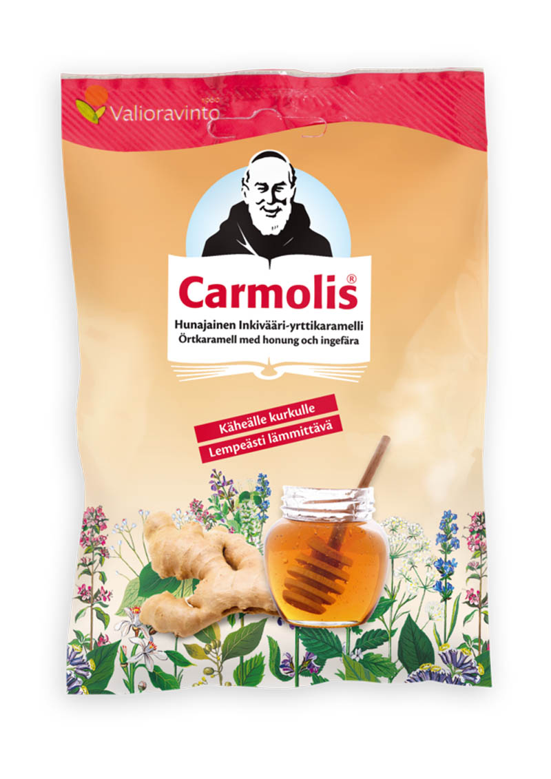 Carmolis Конфеты имбирь и мед 75г
