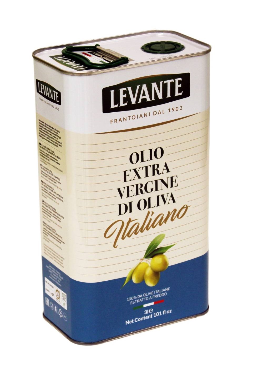 Levante оливковое масло первого отжима 3 л