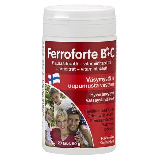 Ferroforte B + C витамин 120 таблеток