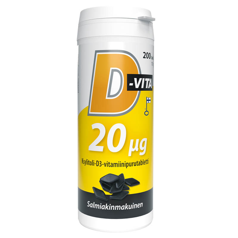 D-Vita 20 µg Салмиак 200 табл.  